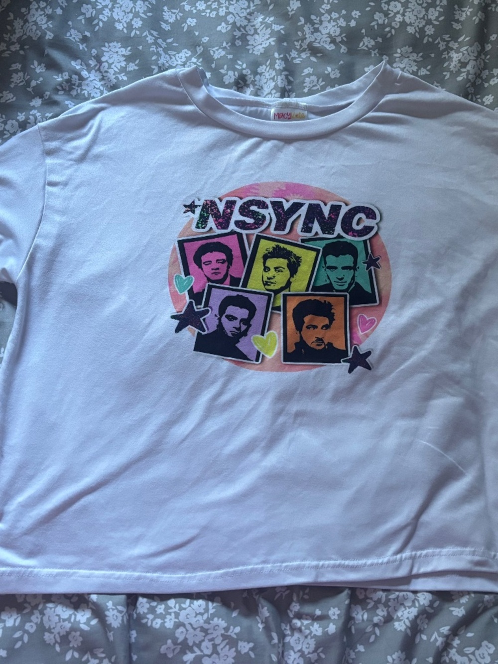 Girls NSYNC Pop Culture Oversized Tee
